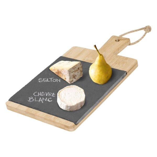 Special Slate and Bamboo Cutting Board cheese board for Food Presentation