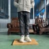 Bath Mat for Luxury Shower - Non-Slip Bamboo Sturdy Water Proof Bathroom Carpet for Indoor or Outdoor Use