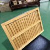 Bath Mat for Luxury Shower - Non-Slip Bamboo Sturdy Water Proof Bathroom Carpet for Indoor or Outdoor Use