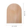 Decorative Wooden Cutting Boards Grooved Nordic Fashion Style Multifunctional Cheese Platter Charcuterie Food Serving Tray for Home Kitchen Shelf Decor Jewelry Making