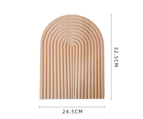 Decorative Wooden Cutting Boards Grooved Nordic Fashion Style Multifunctional Cheese Platter Charcuterie Food Serving Tray for Home Kitchen Shelf Decor Jewelry Making