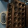 Egg Storage Organizer Countertop Holder, Wooden Egg Rack Basket Tray for Fresh Eggs, Kitchen Table Display36 Capacity.