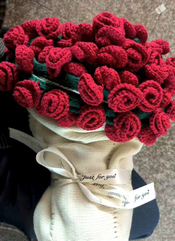 Rose Bouquet Blanket Handmade, tablecloth blanket, shawl