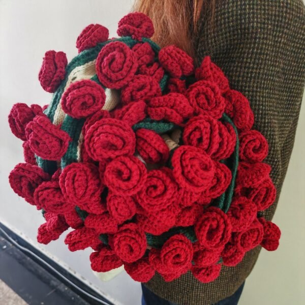 Rose Bouquet Blanket Handmade, tablecloth blanket, shawl