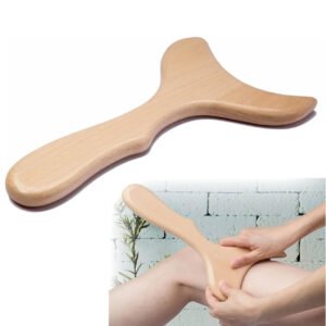 Wood Therapy Massage Tool Wooden Lymphatic Drainage Massager, Anti-Cellulite Body Sculpting Gua Sha Tools, Lymphatic Drainage Tool for Muscle Release