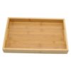 Wooden Breakfast Table Bamboo Dinner Plate Breakfast Tray Food Tray Rectangular Wooden Stool 2 Pcs Can Be Used For Dining Snacks In The Kitchen