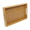 Wooden Breakfast Table Bamboo Dinner Plate Breakfast Tray Food Tray Rectangular Wooden Stool 2 Pcs Can Be Used For Dining Snacks In The Kitchen