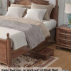 Wooden Step Stool, One Step Stool for Adults, Wooden Bedside Step Stool