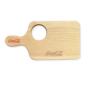 Coca Cola Beech Cutting Board Serving Board