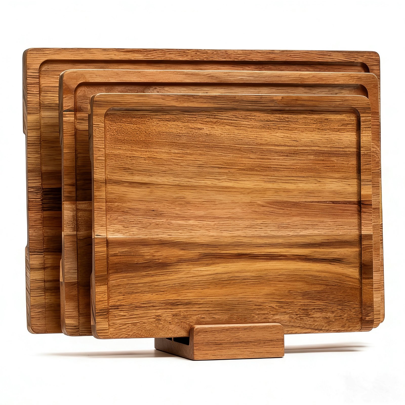 Wood Cutting Boards For Kitchen Meal Prep & Serving, Bamboo Cutting Board Set, Charcuterie Chopping Boards and Wooden Cutting Boards (1)