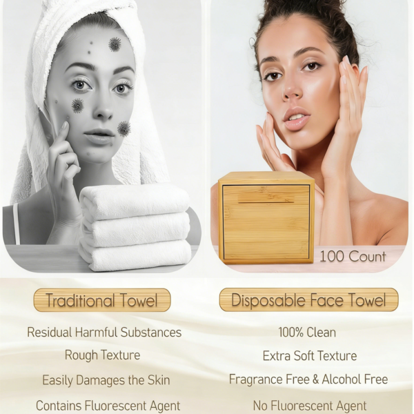 factory mass-produces Bamboo Boxes for Face Towels, Napkin Paper Storage Boxes, Clean Face Towel Holders (5)