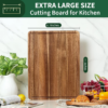 Factory Direct Bulk Acacia Wood Cutting Board, Customizable Kitchen Chopping Block with Juice Groove for Wholesale