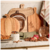 Acacia Wood Pumpkin Shaped Cutting Boards - Bulk Custom Wholesale Factory Direct Kitchen Chopping Boards