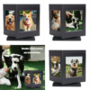 Wholesale Rotating Solid Wood Pet Urn with Photo Frame, 360° Spinning Dog & Cat Memorial Cremation Casket, Factory Direct Bulk Orders